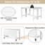 Table de salle à manger extensible en bois avec panneau pliable pour des espaces de vie compacts-129047654