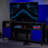 X Rocker Mesh-Tek Media Gaming Unit - Tv Unit - Blue
