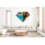 Art mural brillant en diamant