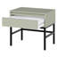 Bannie 50cm W Metal Bedside Table-964386314