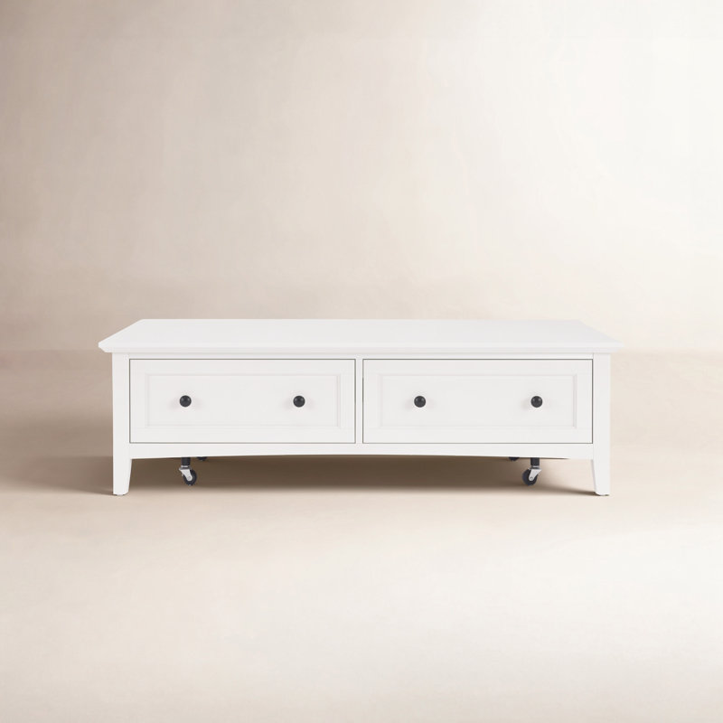 Grace Rectangle Coffee Table, White