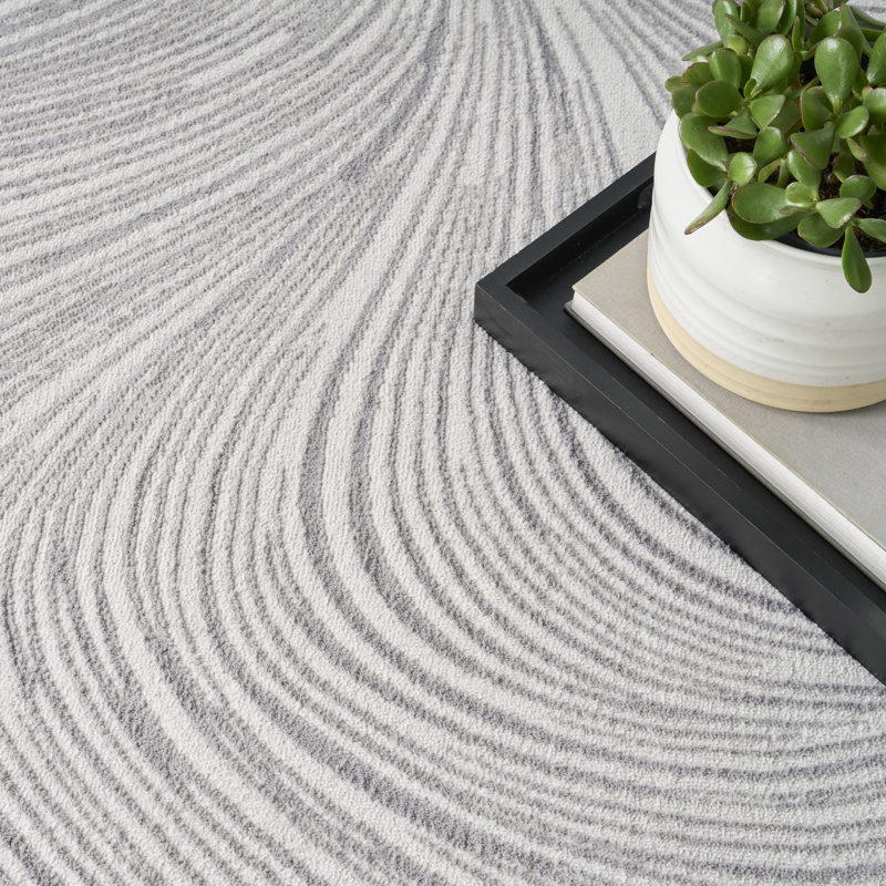 DKNY Central Park West Modern Indoor Rug, Rectangle 9' x 12', Gray