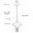 Elegant 3-tiered Brass Pendant Light – Glare Free Ceiling Fixture for Kitchen, Dining, or Living Room-714087010