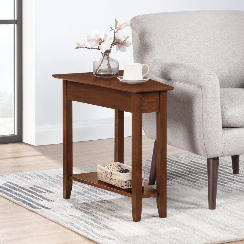 Table de bout haute 24 "avec tablette Carbin, Espresso