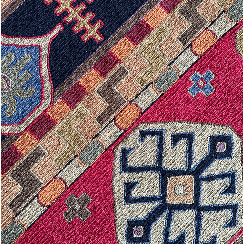 KAZAK 2 RED, Rectangle 9' x 12'