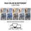 Tapis gris / bleu / ivoire Willington-1669324762