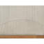 Tapis oriental rond 6 pi x 6 pi blanc, noué à la main, moderne, tissé à plat, ton sur ton, texturé, laine naturelle non teinte
