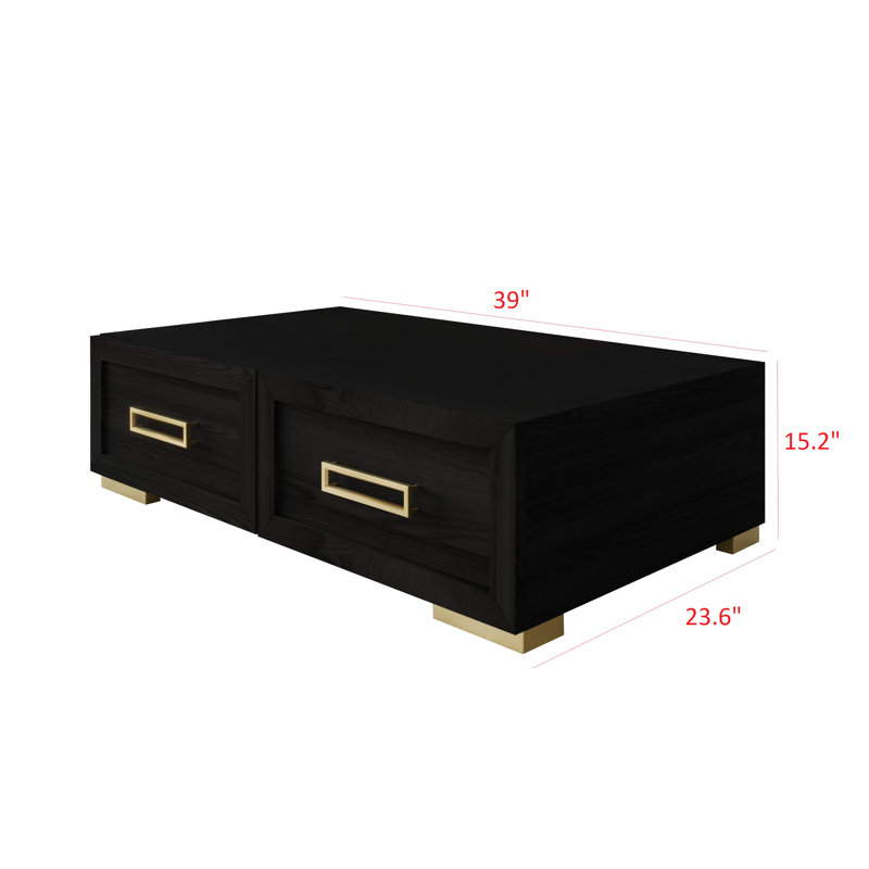 Table basse avec rangement Crestline