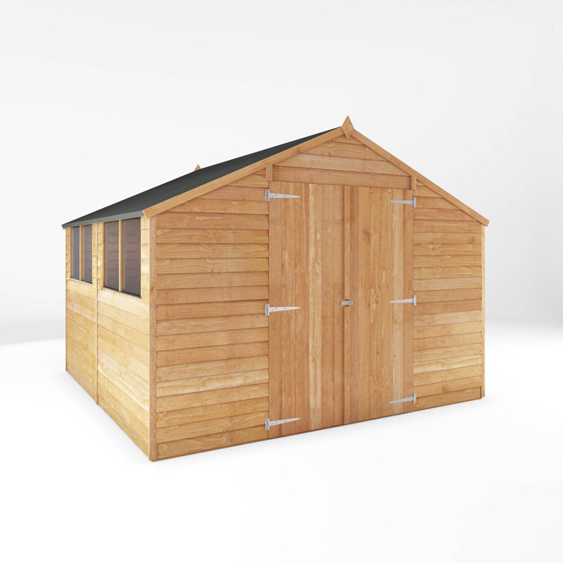 Mercia 10 x 10ft Overlap Apex Workshop, Yes