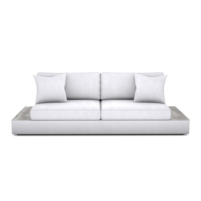 Embrace Stone Arm Sofa, Navada Snow