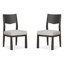 Table de salle à manger à double caisson avec 6 chaises d'appoint Makaylee-583253741
