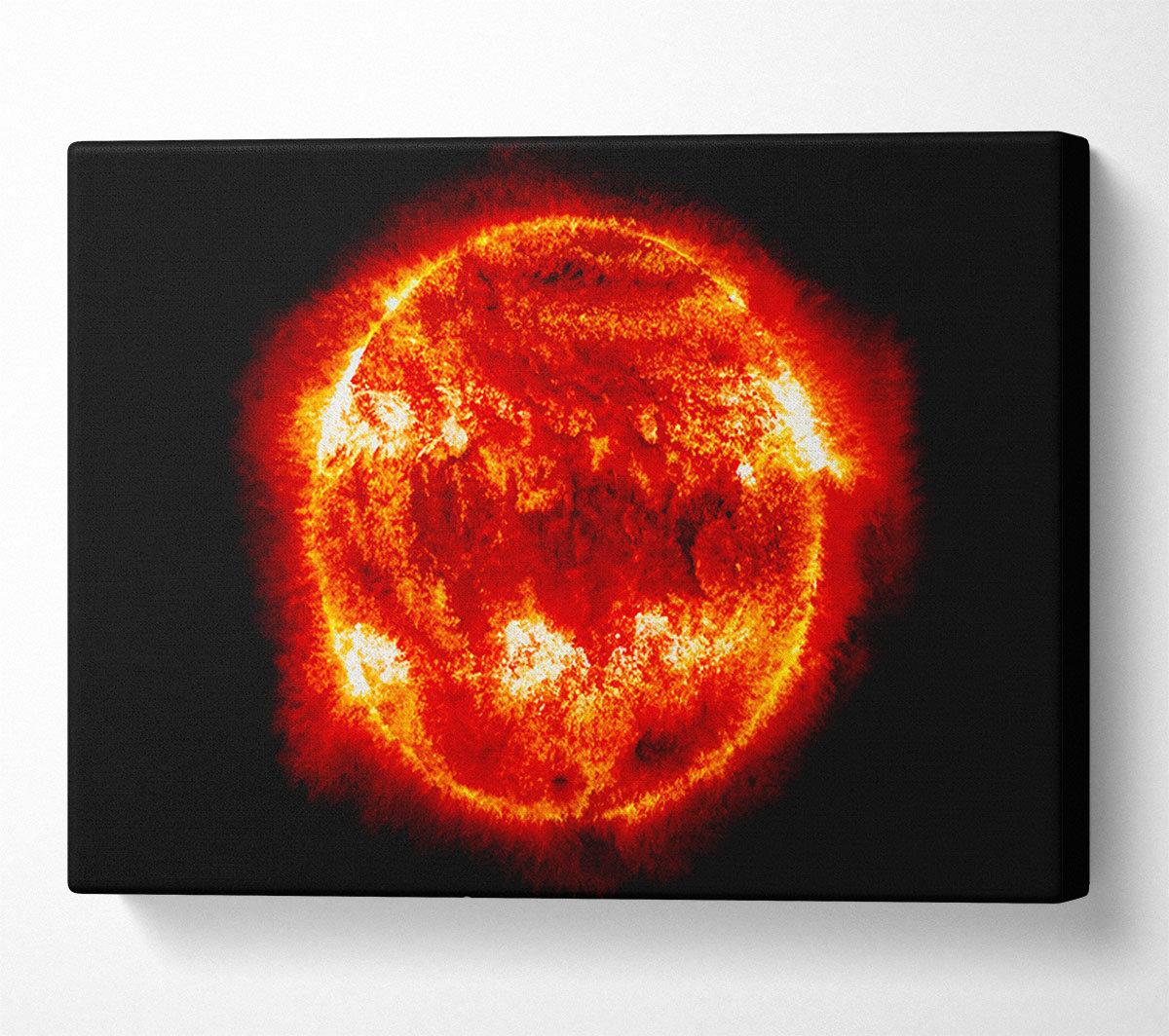 ModernMoments Red Sun Fire Glow - Wrapped Canvas Art Prints | Wayfair.co.uk
