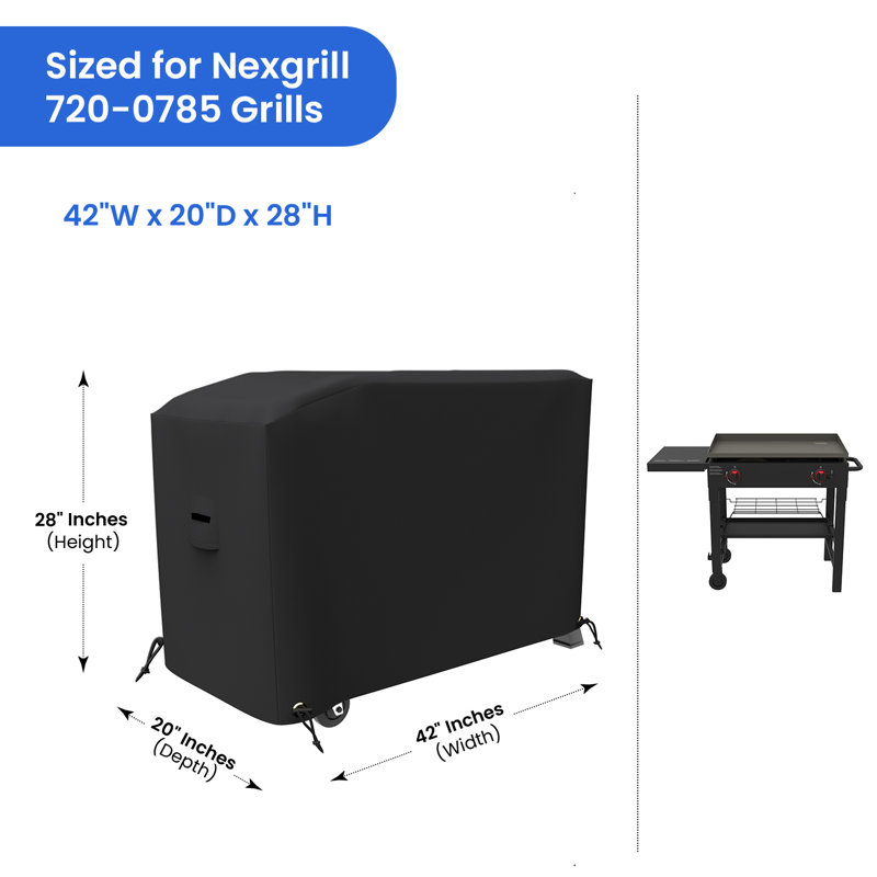 Blue Elephant 106.7cm W x 50.8cm D Grill Cover