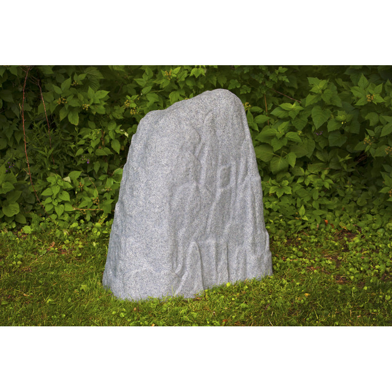 Spataro Weather Resistant Plastic Abstract Garden Stone, Granite