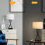 Lampe de table USB en métal Emielia