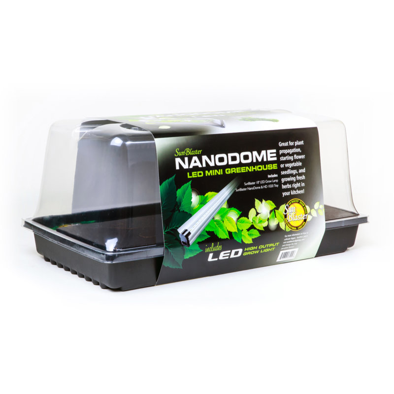 SunBlaster LED Mini Greenhouse Kit with NanoDome