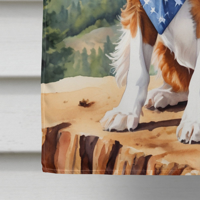 Drapeau Cowboy Welcome House, Épagneul Cavalier
