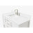 ARIEL Moille 48" Single Bathroom Vanity in White, with 1.5 Carrara White Quartz Top, Rectangle Sink-1964408957-2002761340