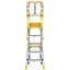 Échelle plateforme en aluminium à 5 marches 375 lb-153430835-153430834