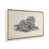 Floater Framed Print without Mat Canvas selected