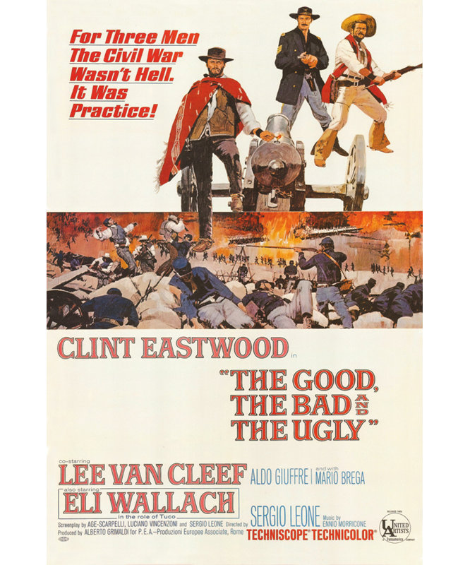 The Good the Bad and the affreux, H 24 po x l 16 po