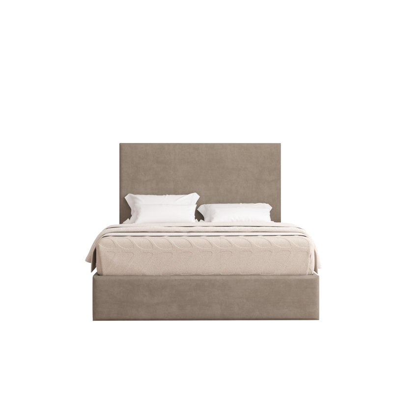 Bibian Upholstered Ottoman Storage Bed, Double (4'6), Coffee
