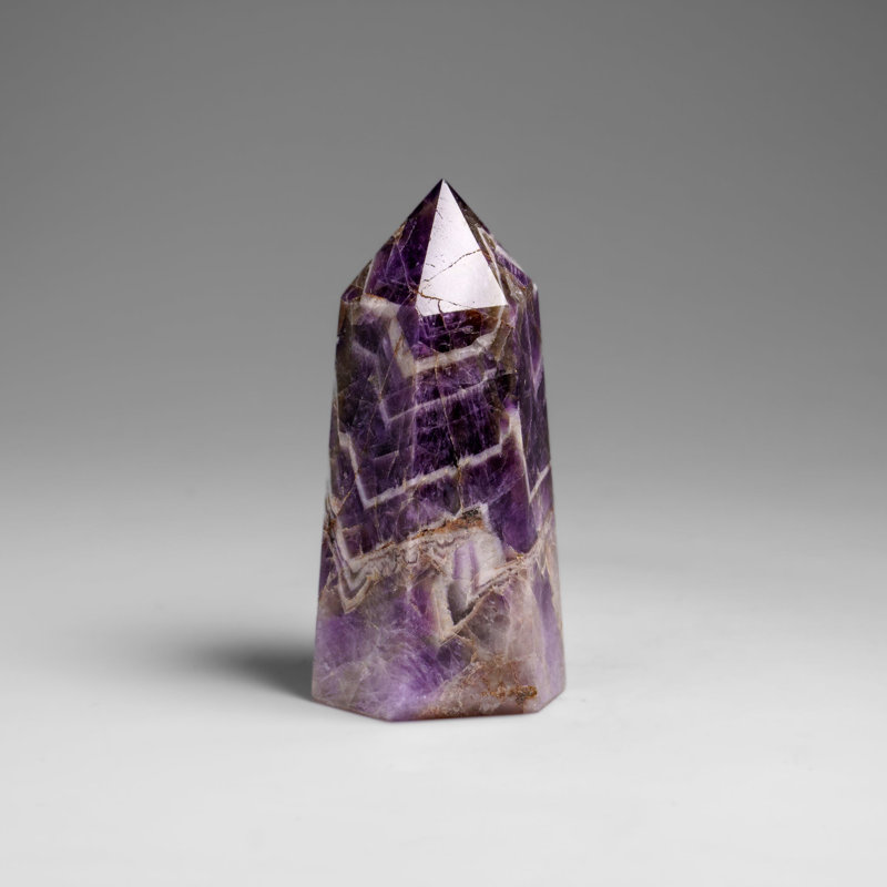 Chevron poli améthyste pointe du Brésil (119 grammes)