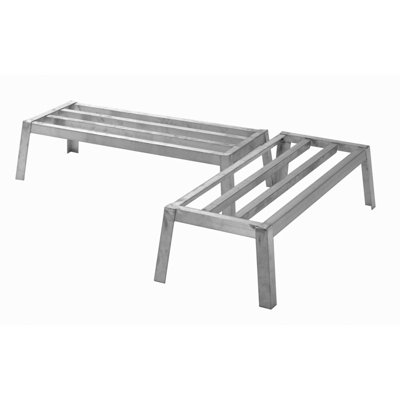Rangement à bois emboîtable en aluminium, H 12 po x l 36 po x P 18 po
