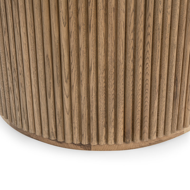 Vander Round Dining Table, Tawny Brown