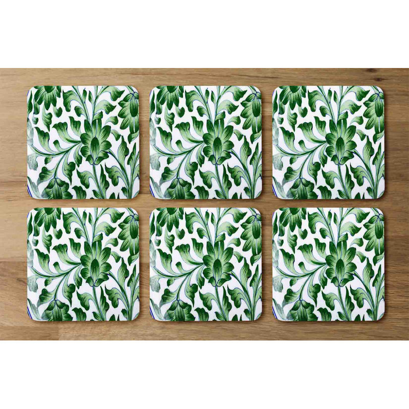 Usan Square 6 Piece Coaster Set