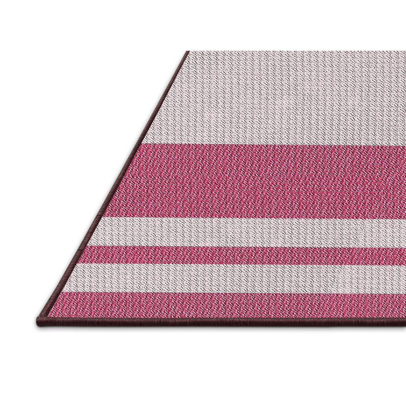 Tapis de zone rose à motif, Rectangle 2 pi x 5 pi