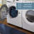 TOWN & COUNTRY BASICS Layne Everwash Non-Slip Backing Area Rug Navy Blue/Blue-1454622145