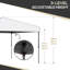 Abri escamotable avec parois latérales Outsunny 9,7 pi x 9,7 pi-545751044