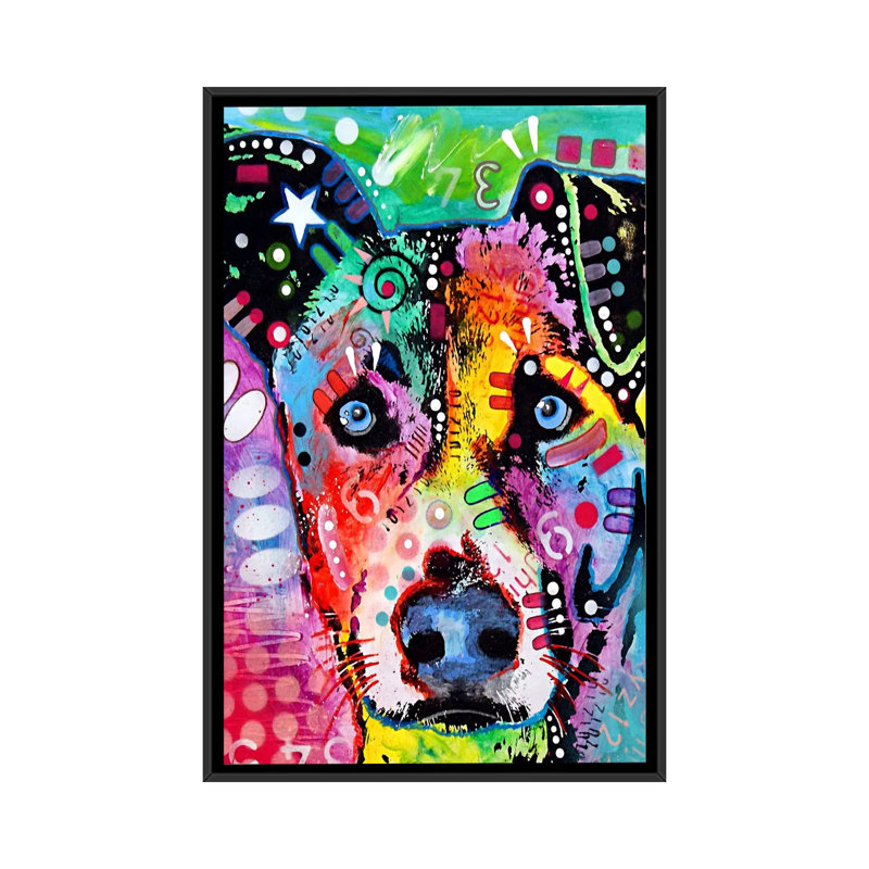 Impression sur toile retournée, H 26 po x l 18 po x P 1,5 po, Cadre noir