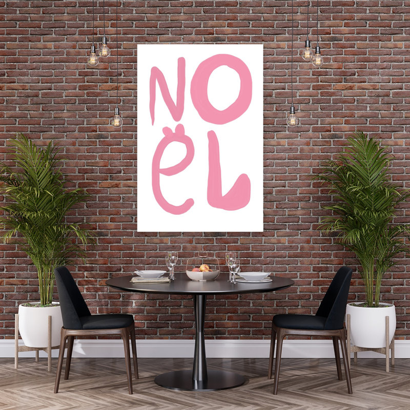 «Noel», impression d'art moderne abstrait minimaliste, 60" H x 40" W
