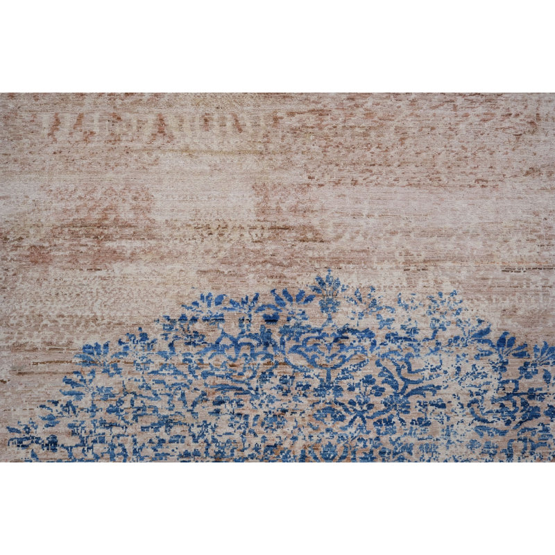 Hand Knotted Wool Area Rug