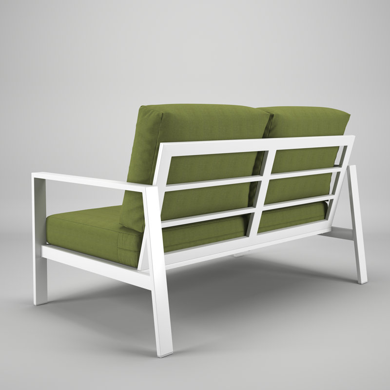 Townsend 55" Sunbrella® Patio Loveseat, Spectrum Cilantro