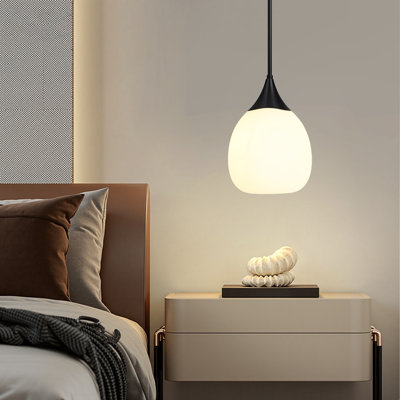  Luminaire suspendu moderne en verre 1 lumière