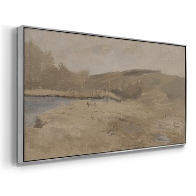 Série paysage - DCCLXIX - Toile tendue avec châssis tendue, prête à être accrochée
