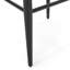 Tabourets rembourrés à hauteur de comptoir de 2, avec pieds en fer pour la cuisine d'îlot, capacité de poids de 265 lb, outils industriels de tissu de 260 lb inclus-116735230