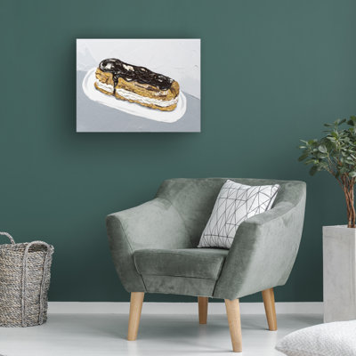Éclair au chocolat bolologien sur toile