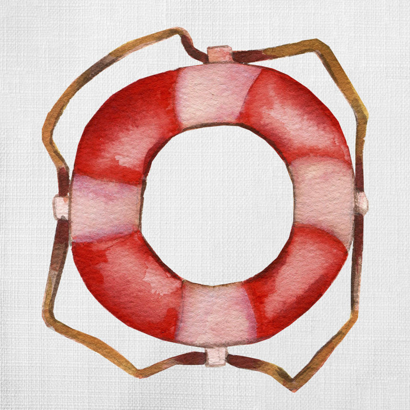 Nautical Sea Life_253 - Coussin décoratif avec coussin décoratif, H 18 po x l 18 po