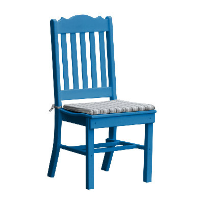  Royal Poly Composite Dining Chair, Blue