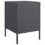 Loredana Bedside Cabinet 36 x 39 x 50.5 cm Steel-753963069-747752111