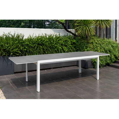 Outdoor Patio Extendable Aluminum Dining Table