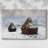 Grainstacks, Snow Effect, 1890-Gallery Wrapped Canvas-485966282