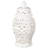 Estarlin Ceramic Decorative Jars with Geometric Cutout Design and Lid-609313354