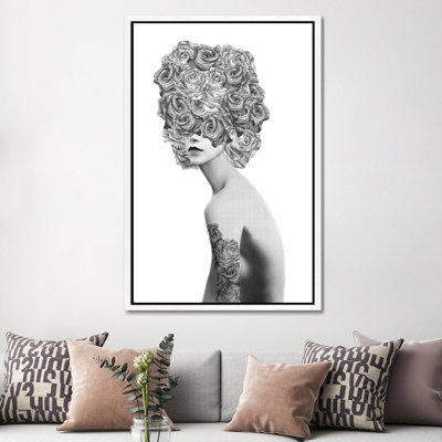Rose I 1 Piece Wall Art on Canvas