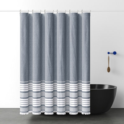 Nantucket Striped Shower Curtain