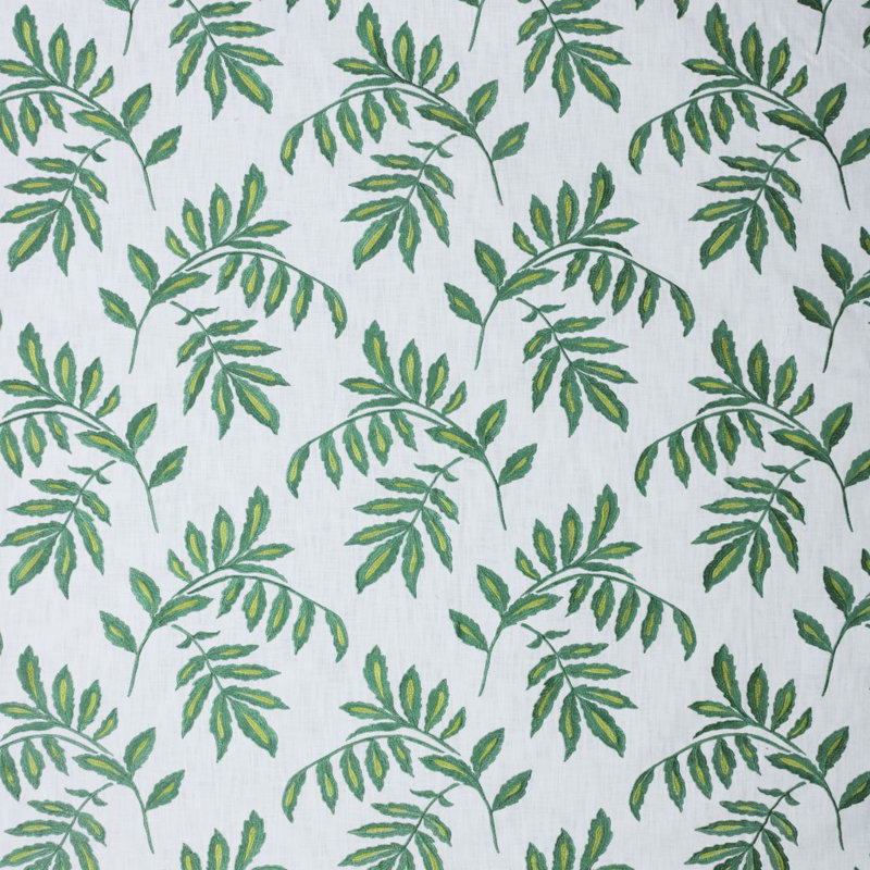 Prive Falling Leaves Fabric, Minthe